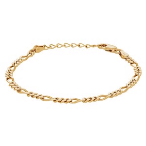 Nordahl Jewellery - FIGARO52 armbånd i forgyldt sølv 3mm 825 481-3